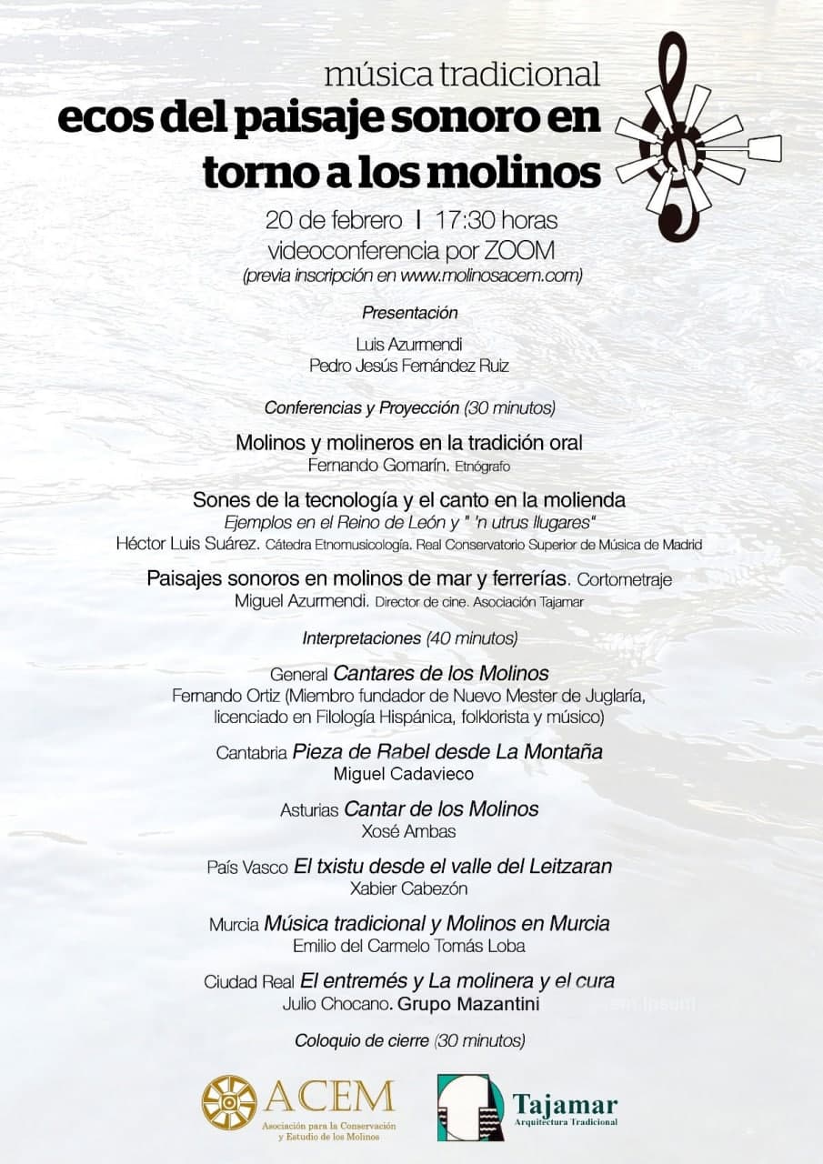 ecos del paisaje sonoro en torno a los molinos